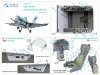 Quinta Studio QD32110 F/A-18A 3D-Printed & coloured Interior on decal paper (Academy) 1/32